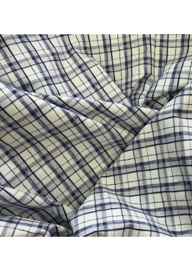 Рубашечный поплин клетка 02-0003