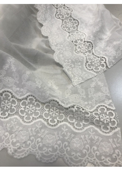 Батист, с вышивкой, хлопок, 03-2400N44DA