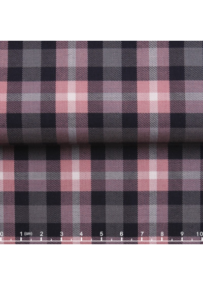 Твил клетка хлопок/шерсть  03-AW2505
