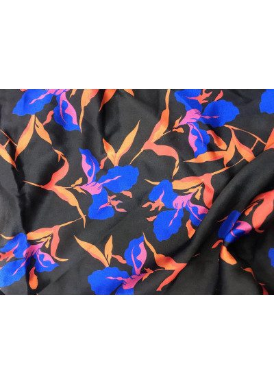 Атлас стретч шелк принт 16-F2010Х-011