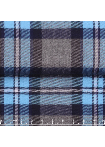 Фланель дабл клетка хлопок оптом под заказ 03-AW2525