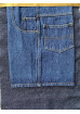 Деним твил меланж шелк/хлопок WASHED 14T1243-024
