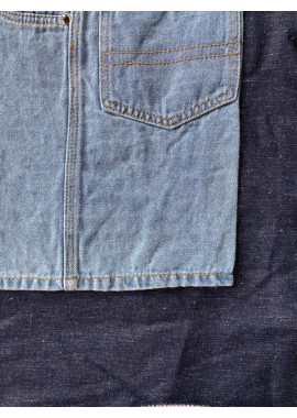 Деним твил лен/хлопок WASHED 34T1247-024