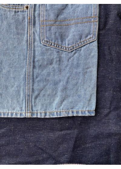 Деним твил лен/хлопок WASHED 34T1247-024