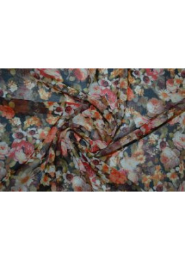 Плательный шифон принт 02-0069